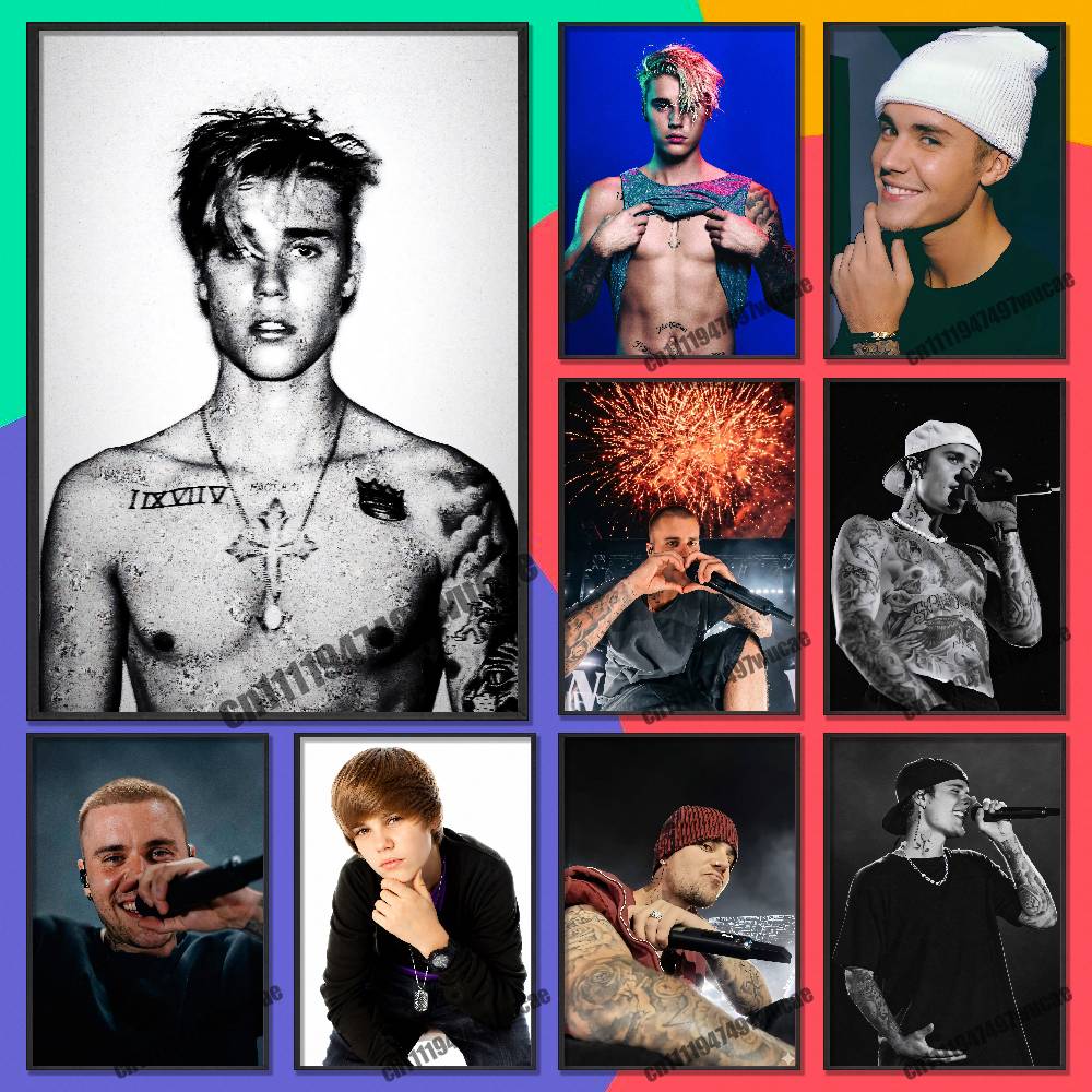 Untuk J-Justin Singer B-Bieber - Custom Map Poster ulasan dan harga