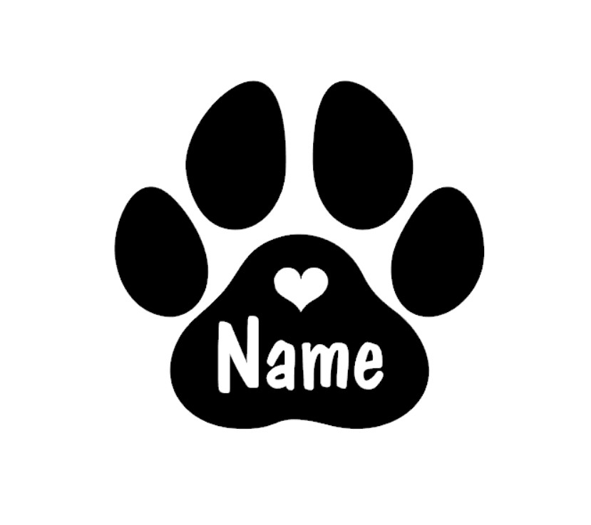 2 buah stiker cetakan kaki per - Pet Portrait Custom ulasan dan harga